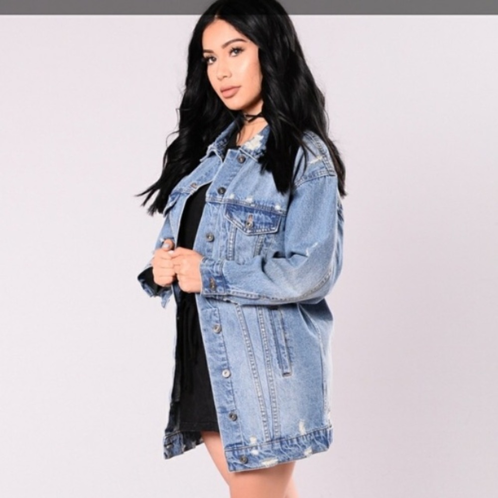 oversize demin jacket